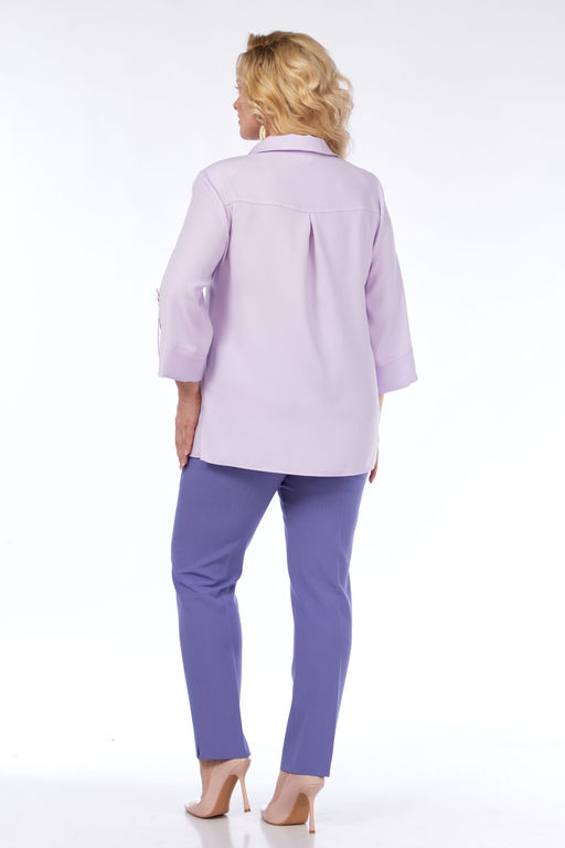 Блуза Элль стиль 2292а сиреневый  фото 3
