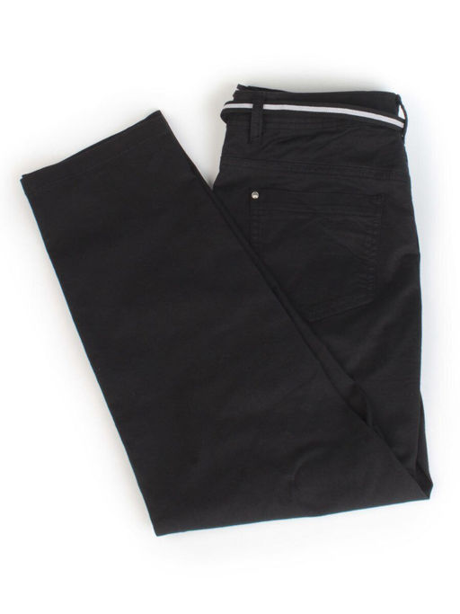 7754 BLACK Бриджи джинсовые женские - Fashion фото 2