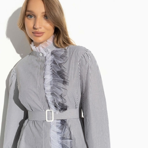 Рубашка Идеальный стиль (с поясом) - Charutti фото 2