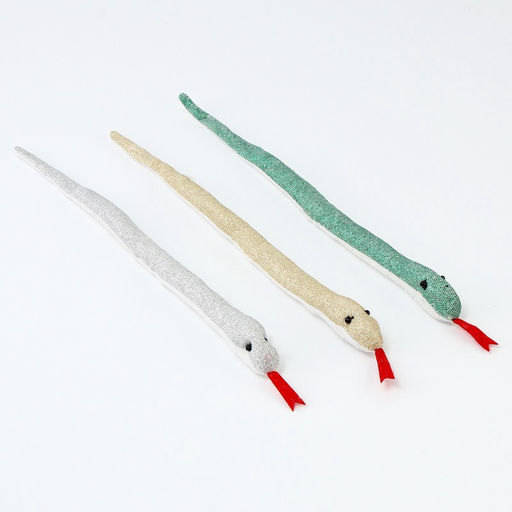 Мягкая игрушка Змея с блестками, 30 см, цвет МИКС - Simaland фото 6