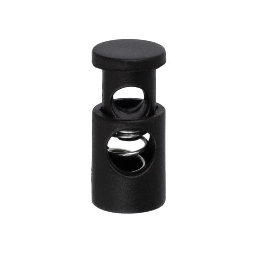 Зажим пластик Micron A 2215S d 3.5 мм в пакете 24 шт №01 черный