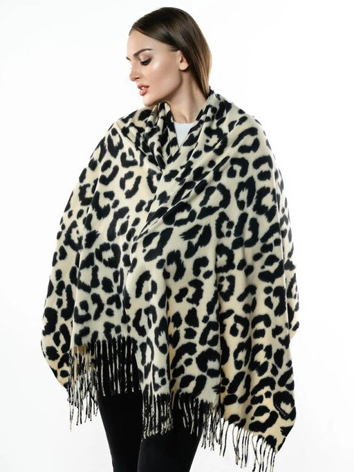 Яркий палантин с анималистичным принтом - Pretty mania фото 3