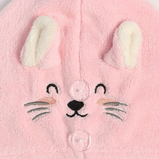 Полотенце-чалма для сушки волос Этель «Милашка» цвет розовый, 65×25 см, 100% п/э