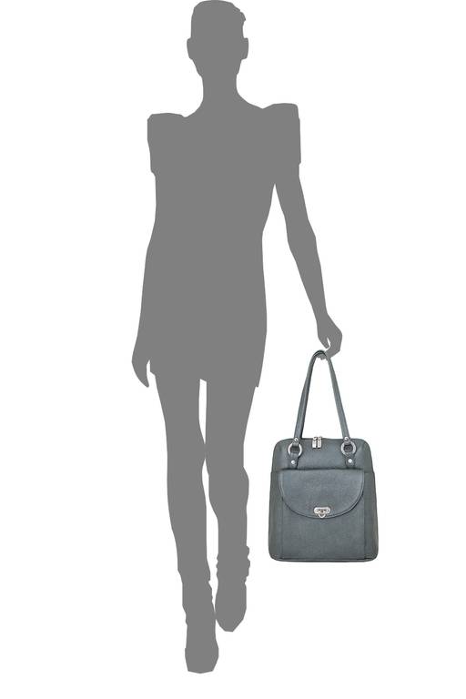 Сумка женская Ц-226.6 серый - Protege фото 2