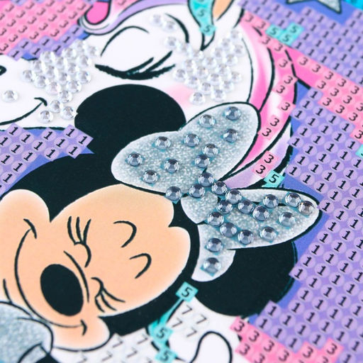 Алмазная мозаика с частичным заполнением для детей Минни Маус и Единорог, 15?10.см - Disney фото 6