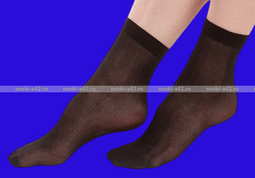 Цена за 10 пар. Крабро CRABRO носки капрон женские 40 den чёрные Miss