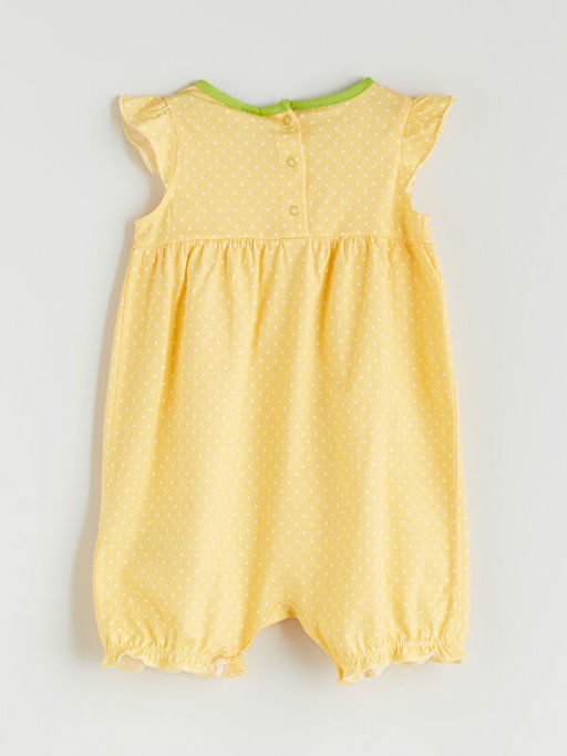 Bisiklet Yaka K?z Bebek F?rf?rl? Tulum