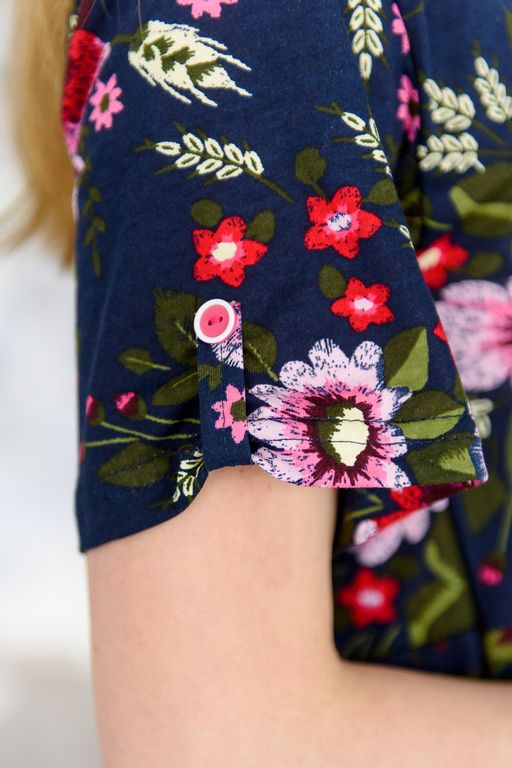 Платье женское из кулирки Зарема малиновый - Амадэль фото 4