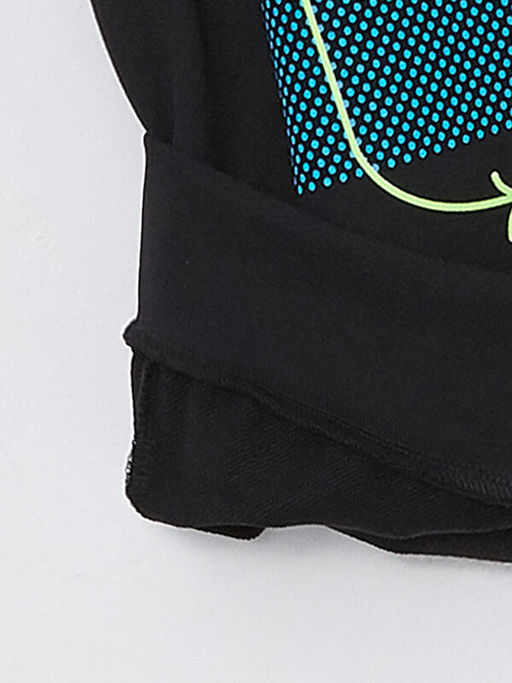 Kap??onlu Nostaljik Maymun Bask?l? Uzun Kollu Erkek ?ocuk Sweatshirt - Waikiki фото 3