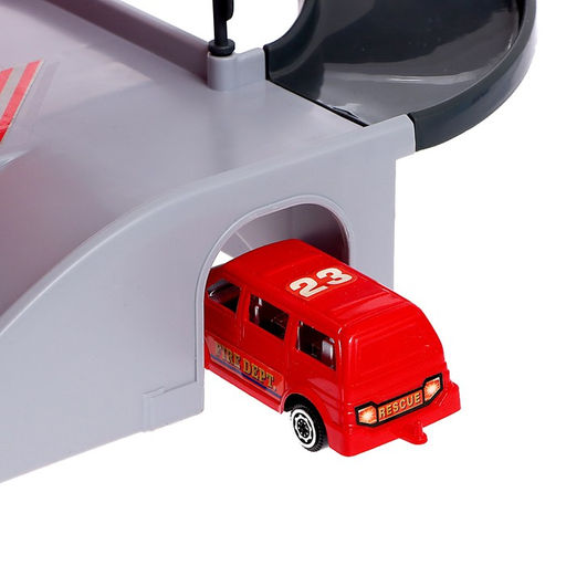 Парковка для машин Служба спасения, 2 уровня, вертолетная площадка - Simaland фото 10