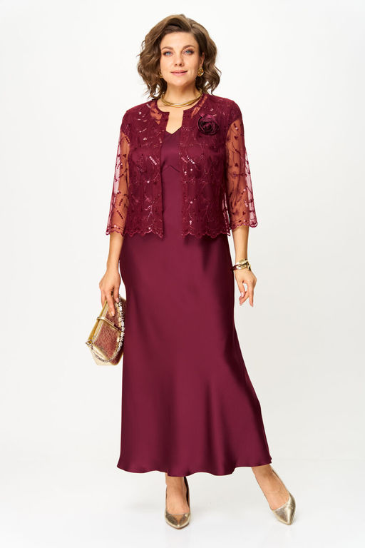 Костюм Svetlana Style 2144 бордовый