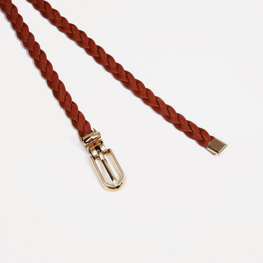 Ремень женский, ширина 1 см, пряжка металл, цвет коричневый - Simaland фото 2