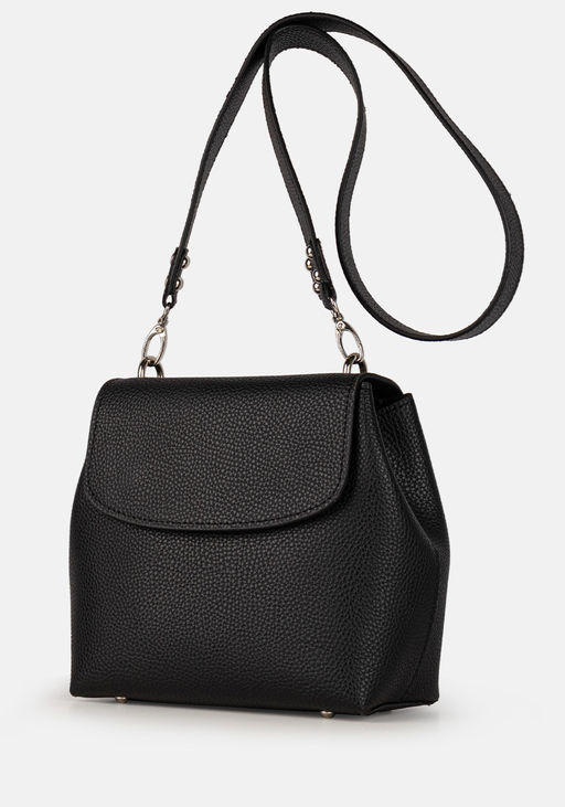 Сумка Модель №1607 | кожзам | зернистая | черный | Р775-1 | 33016 - L-craft фото 2