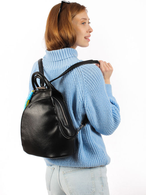 LACCOMA рюкзак Кэрри-L815-черный эко кожа хлопок