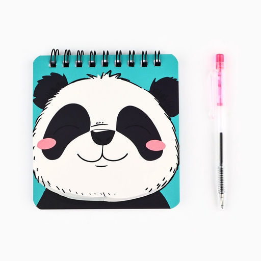 Подарочный набор, блокнот 48 листов + ручка «Панда»