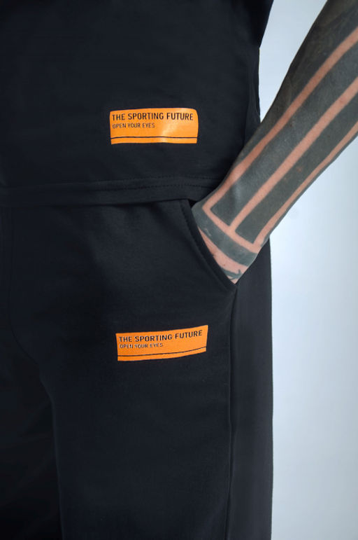 Арт. 613107 Комплект с брюками мужской 48-56 (5 шт) Цвет:черный - Идеал фото 3