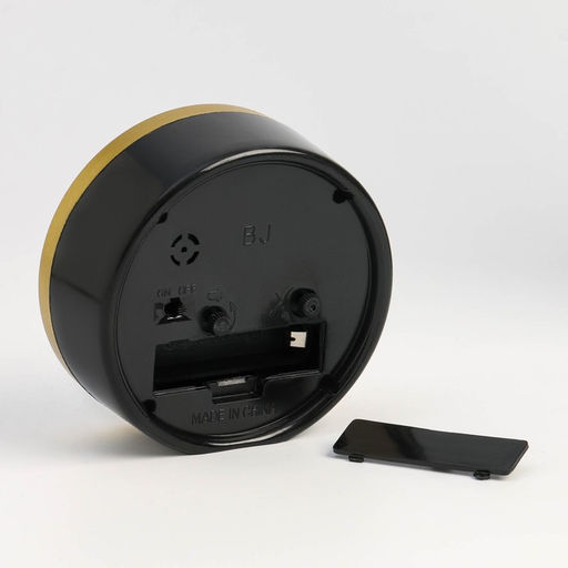 Часы - будильник настольные «Классика», дискретный ход, 9.5×9.5 см