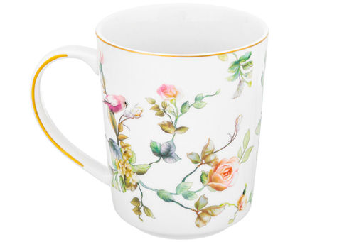 Кружка 360 мл 12*8,5*10,5 см Певчие птички NEW BONE CHINA - Elan gallery фото 6