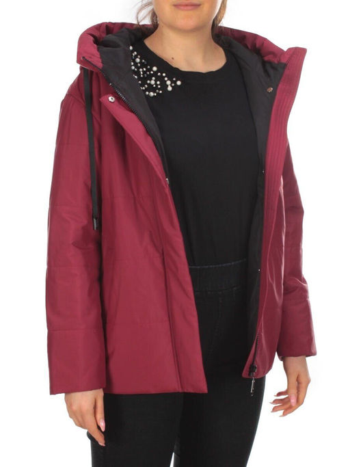 2255 WINE Куртка демисезонная женская Flance Rose (100 гр. синтепон)