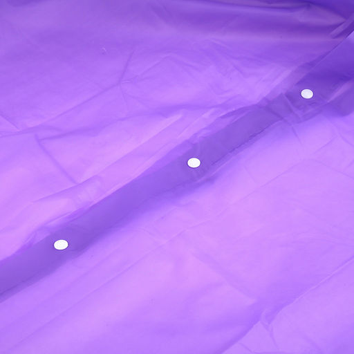 Дождевик-плащ 63х117см, на кнопках, EVA, цвета в ассортименте: голубой; фиолетовый, в п/эт пакете (Китай)