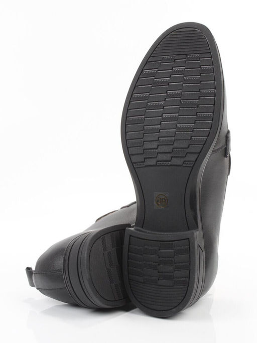 03-PDEB102-1 BLACK Лоферы женские (натуральная кожа)