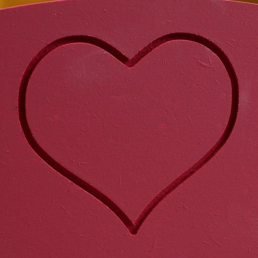 Кашпо деревянное Symmetric Heart, сердце, с ручкой, 2512,510(28) см Бордо - Дарим красиво фото 5