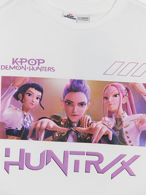K-pop Demon Hunters Bask?l? K?z ?ocuk Ti??rt
