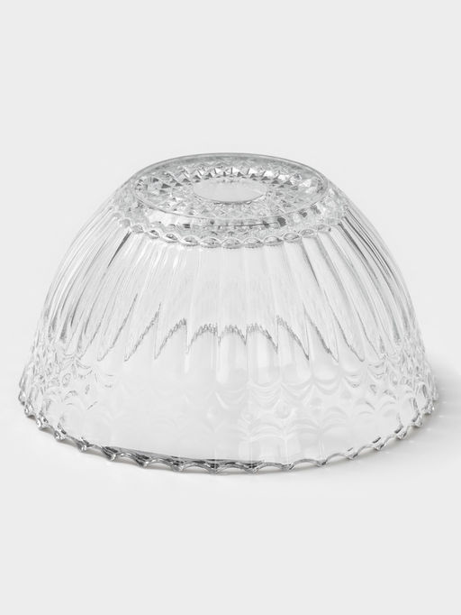 Салатники «Ронда», 350 мл, 37.5×32.5×7 см, на подставке, набор 3 шт., стекло, прозрачный