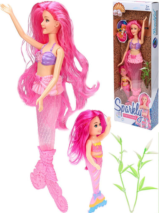 Набор кукол 2шт. "Русалочки" (Y24272011) свет, звук, в коробке 40*12,6см