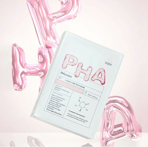 1ШТ Mаска тканевая JMSOLUTION LAYER CARE PLUS MASK PHA (30 мл)  фото 2