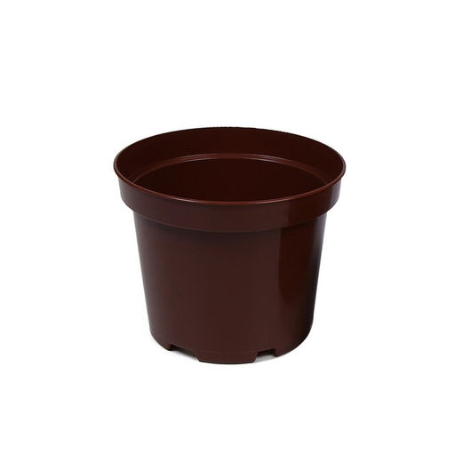 Цена за 4 шт. Горшок для рассады, 3 л, d=19 см, h=15 см, коричневый, Greengo