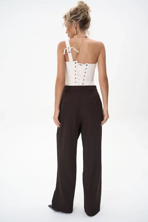Брюки Шарлиз (шоколадный) - Эльза фото 15