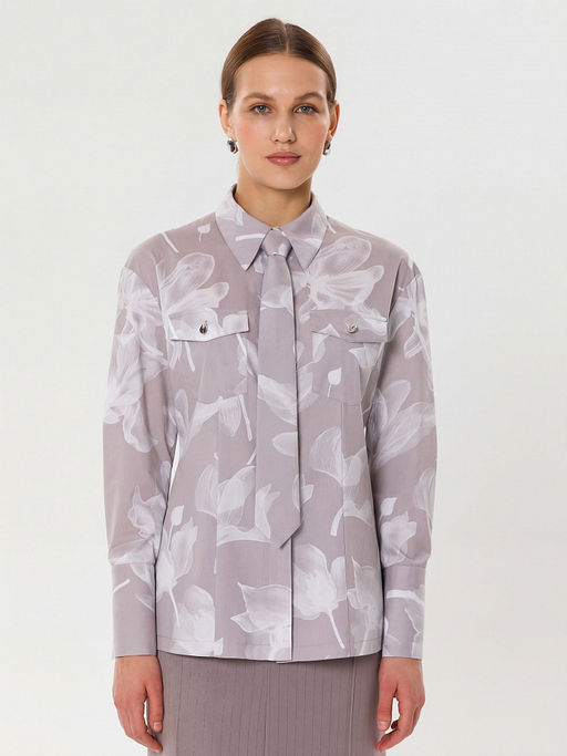 Блузка с галстуком - Marchello marchellini фото 7