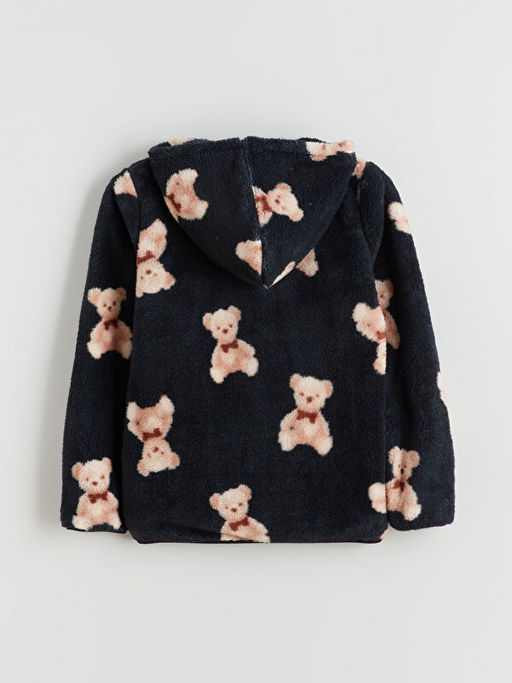 Kap??onlu Fermuarl? K?z ?ocuk Sweatshirt