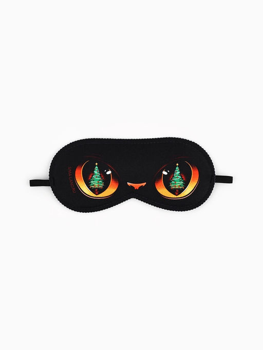 Маска для сна новогодняя Котик, 19?8.5 см - Сима-Ленд фото 2