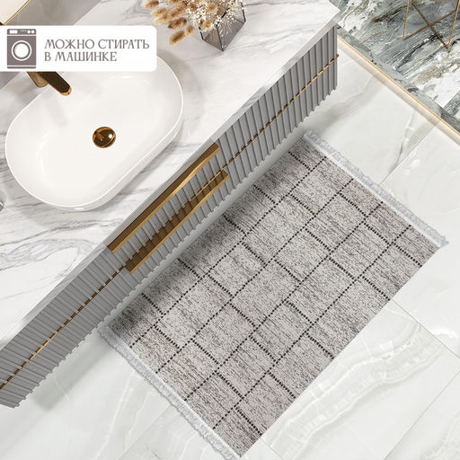 Коврик безворсовый ПРОВАНС icarpet 60*100 005 кварц 05  фото 4