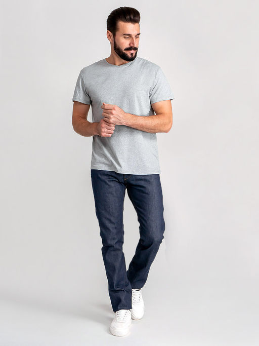 Футболка мужская короткий рукав GREG G146-RM-0001 (св.серый м.)  фото 5