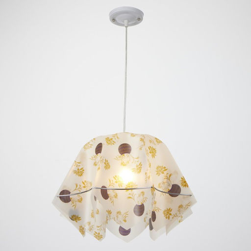 Цена за 2 шт. Люстра BayerLux Подвес BayerLux "Джули" E27 1х60Вт бел./желт./кор. 40х40х100 см
