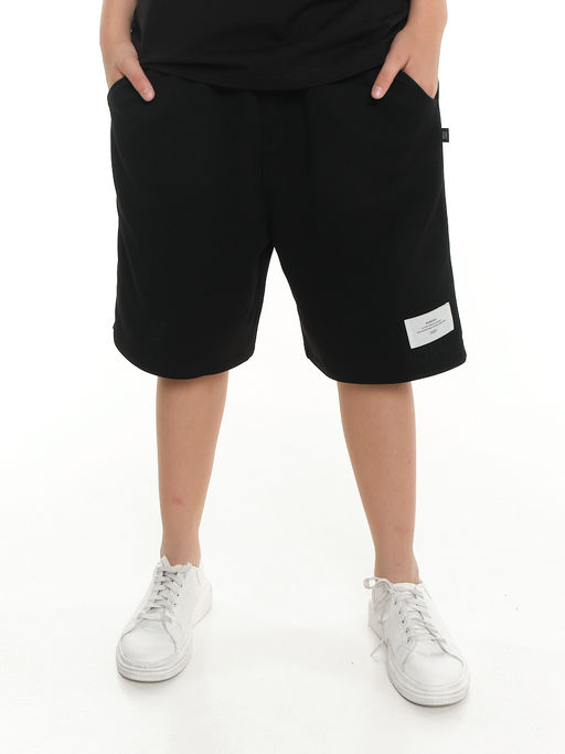 Шорты Багги Бермуды для мальчика 22-6979 черный - Mini maxi фото 3