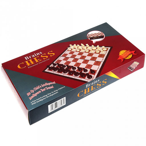 Шахматы: доска магнитная, пластиковая 33,5х33,5х2,4см, фигуры пластиковые с магнитом, в коробке (Китай) - Домашняя мода фото 5