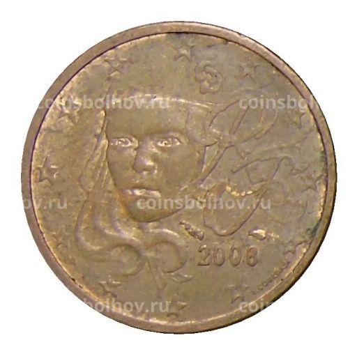 2 евроцента 2008 года Франция