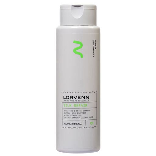 Реструктурирующий шампунь для волос с протеинами шелка Chromacare System Silk Repair 1400011