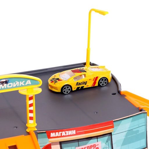 Гараж детский «Паркинг», 1 машинка, аксессуары