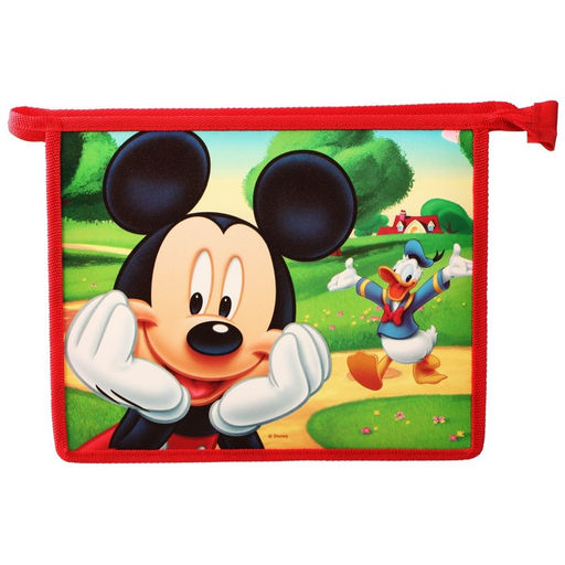 Папка пластиковая для тетрадей А5, на молнии, Микки Маус - Disney фото 2