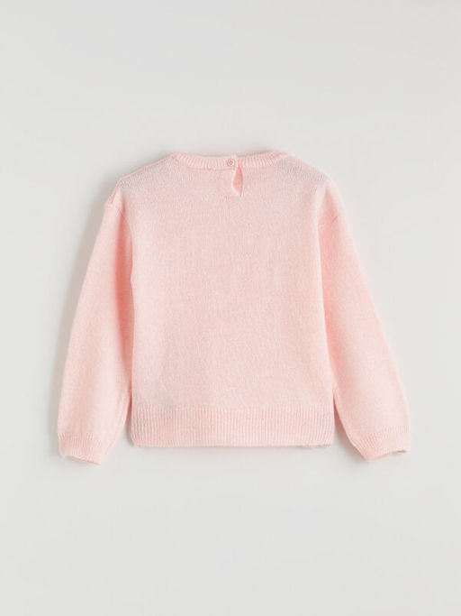 Bisiklet Yaka K?z ?ocuk Triko Kazak