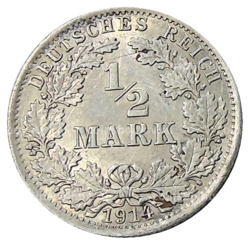 1/2 марки 1914 года A Германия