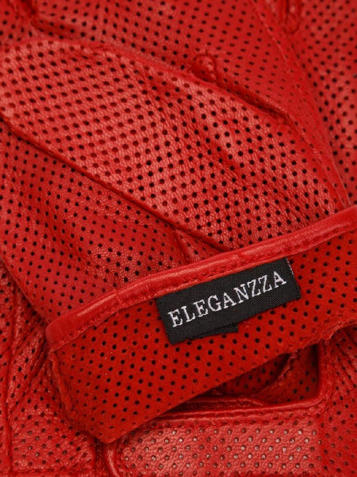 Перчатки женские б/п IS854 red - Eleganzza фото 4