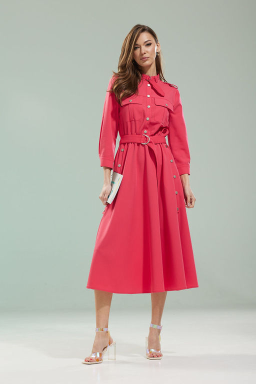 Платье Kaloris 2085S-Р ягода  фото 5