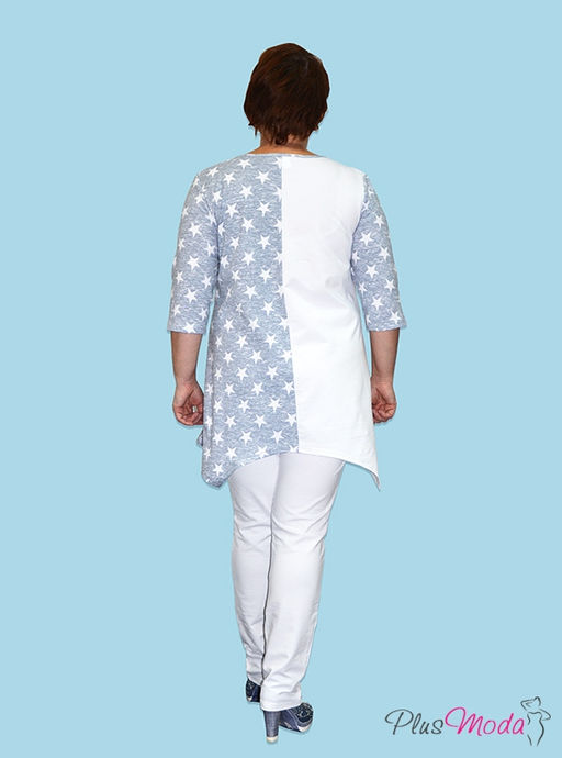 Туника Модель №15 размеры 52-64 - Plusmoda фото 4