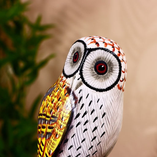 Сувенир «Филин», 13×8×27 см, дерево албезия